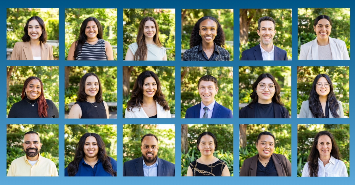 headshots of some of the UCLA Executive MPH students from the Classes of 2026 and 2027